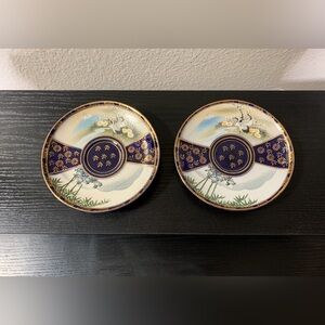 Japanese Satsuma Saucer X2